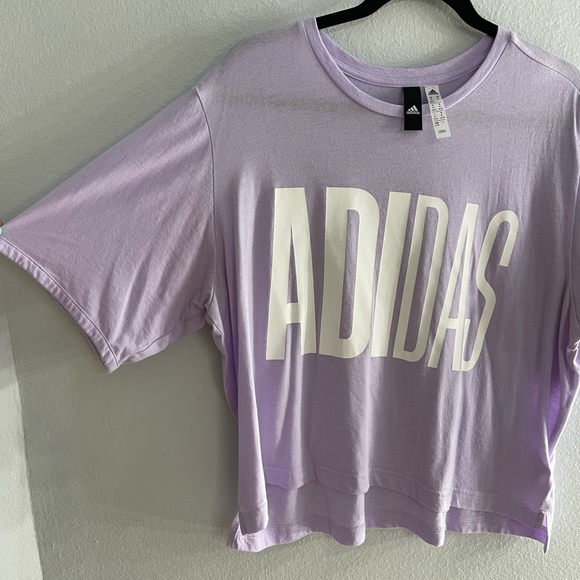 Adidas - lilac crop top - XL - Picture 3 of 5